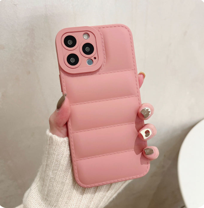 Coque Doudoune Rose