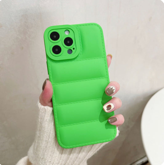 Coque Doudoune Verte Flashy